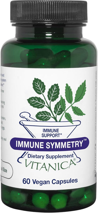Vitanica Immune Symmetry, Immune Support, Vegan, 60 Capsules