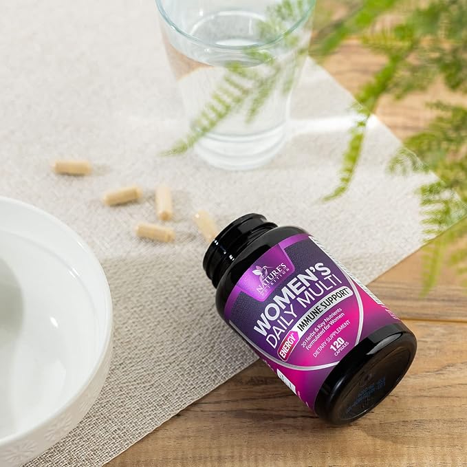 Multivitamin for Women - Womens Daily Multi Vitamin & Multimineral Supplement with Vitamins A, C, D, E, B6, B12, Zinc, Calcium & Magnesium, Energy & Immune Support, Non-GMO, Gluten Free - 120 Capsules