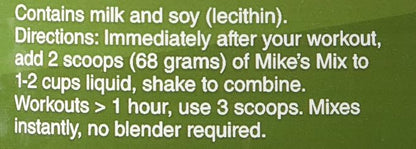 Mike's Mix Recovery Drink. 4lb-Chocolate (26 Servings)