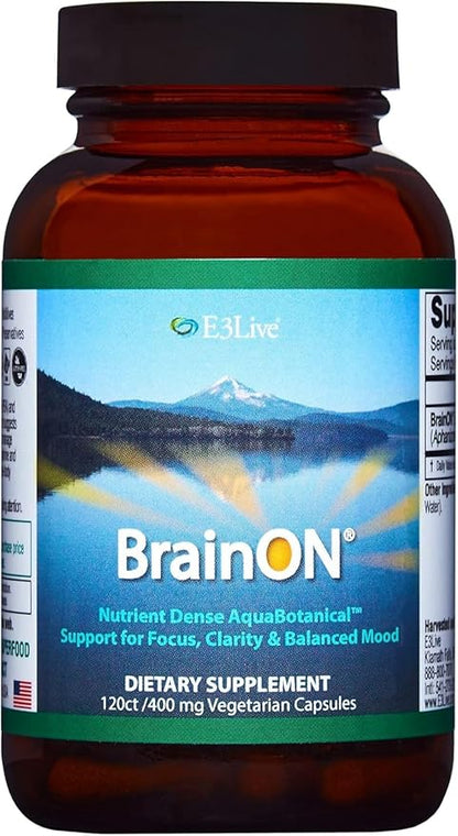 E3LIVE Blue Majik Organic Spirulina Powder: Superfood Your Way to Radiant Health and Wellness - No Fishy Smell, 100% Vegan Protein 120 Count