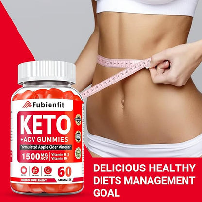 Keto ACV Gummies Extreme 1500MG Keto Gummies Organic Apple Cider Vinegar Advanced Formulated with Pomegranate Beet Juice Powder B12 Vegan Non GMO 58 Gummys