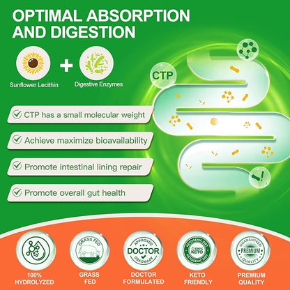 NATURE TARGET Multi-Collagen-Peptides-Powder - Hydrolyzed Collagen with Energy Blend + Multivitamin & Minerals, Supports Energy Skin Hair Nail & Joint, Non-GMO, 35 Servings