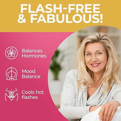 Lubracil Menopause Gummies for Women - Menopausal Supplements for Hot Flashes, Night Sweats, Mood Swings and Hormonal Balance - Daily Vitamins with Black Cohosh & Ashwagandha - 60 Gummies (Pack of 1)