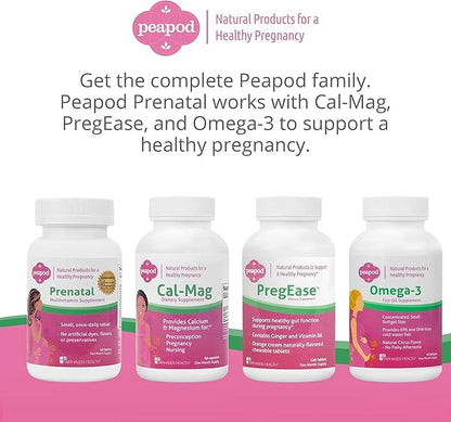Fairhaven Health Peapod Prenatal Multivitamin - 1 Per Day, Light Vanilla Flavor - Pregnancy Must Haves for Women and Baby Health - Includes Iron, Vitamin C, and Folic Acid - 2 Month Supply