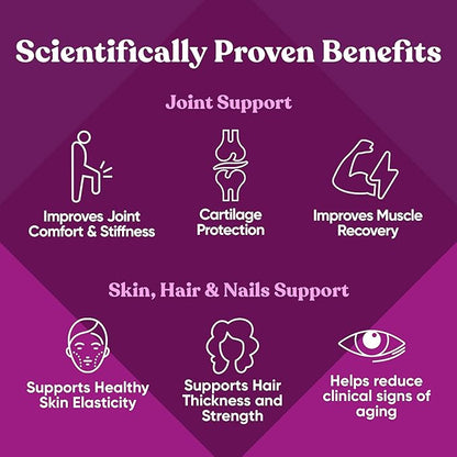 Move & Glow Collagen Pills for Women & Men – Vegetarian Multi-Collagen (Type I-V-X) with 9 Plant-based Superfoods for Skin Health & Joint Support – Biotin, Vitamin C, Vitamin E, 60 Vegetarian Capsules