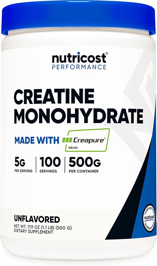 Nutricost Creapure® Creatine Monohydrate 500 Grams