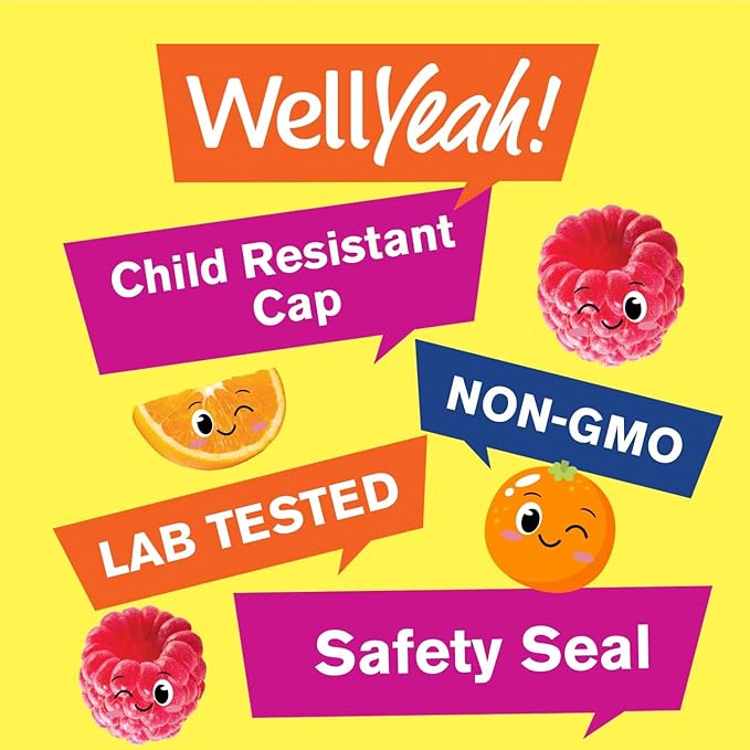 Calcium 500mg + Vitamin D3 1000 IU (25 mcg) Gummies for Kids - Bone Health and Muscle Supprt, Immune Support Gummy, Non GMO, Gluten Free, Mix Fruit Flavors - 60 Gummies