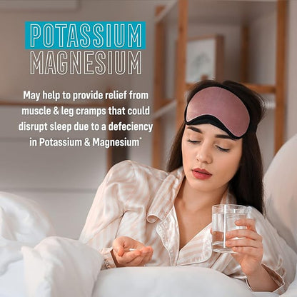 SMART FOR LIFE Potassium Magnesium Supplement – High Absorption Magnesium Complex – 60 Vegan Capsules - Magnesium and Potassium Supplement for Vascular Health, Magnesium for Leg Cramps and Sleep