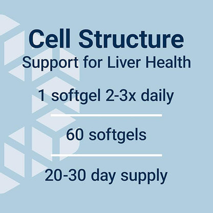 Life Extension HepatoPro, polyunsaturated phosphatidylcholine, 900 mg, Supports a Healthy Liver and detoxification, Protects Against oxidative Stress, Gluten-Free, Non-GMO, 60 softgels