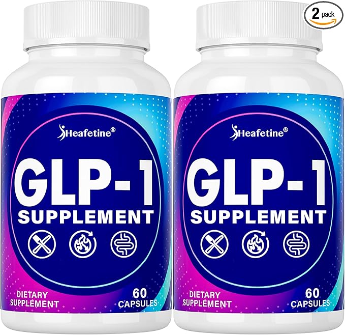 GLP-1 Supplement Support, with Naturally GLP-1 Supplement Probiotic, Hops & Green Tea Extract, GLP 1 Supplement for Gut, Energy, GLP-1 Levels & Overall Health - 120 Capsules