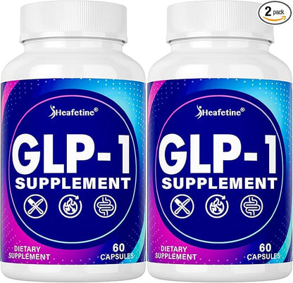 GLP-1 Supplement Support, with Naturally GLP-1 Supplement Probiotic, Hops & Green Tea Extract, GLP 1 Supplement for Gut, Energy, GLP-1 Levels & Overall Health - 120 Capsules