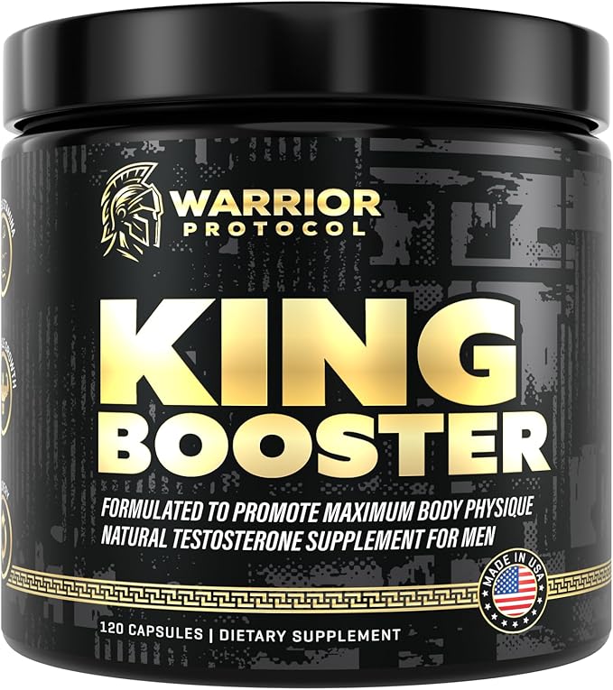 Testosterone Support for Men - Male Enhancing Supplements & Vitality Pills | Testosterone Supplement for Men w/ Turkesterone, Tongkat Ali & Fadogia Agrestis | Boost Muscle Growth, Stamina & Recovery