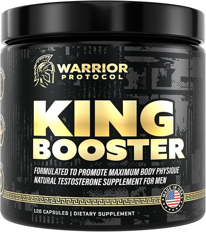 Testosterone Support for Men - Male Enhancing Supplements & Vitality Pills | Testosterone Supplement for Men w/ Turkesterone, Tongkat Ali & Fadogia Agrestis | Boost Muscle Growth, Stamina & Recovery