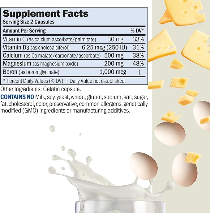 Andrew Lessman Calcium Magnesium Intensive Care 500 Capsules – Bone and Skeleton Health Essentials. Easy to Swallow Capsules with Super Soluble Fine Powder. Gentle to Even The Most Sensitive Stomachs