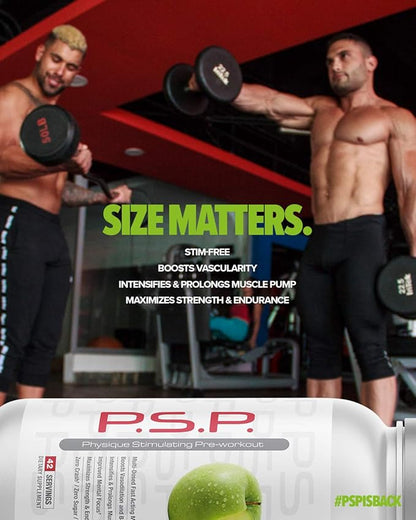 Metabolic Nutrition P.S.P. Physique Stimulating PreWorkout 672g Zero Sugar Caffeine Free (Blue Raspberry)