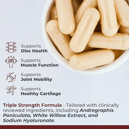 Quantum Joint & Cartilage Support Supplement - for Men & Women, Joint Mobility and Muscle Health, Cartilage Repair, Gluten Free, Plant-Sourced, Non-GMO - 90 Capsules