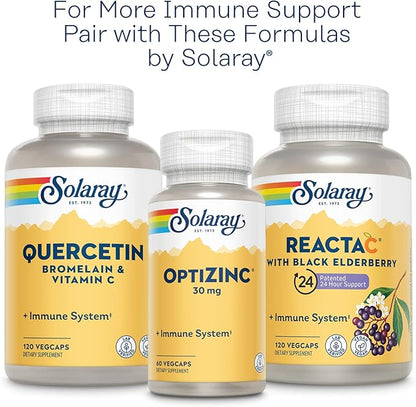 Solaray L-Lysine Monolaurin Immune Support Supplement, 1:1 Ratio for Immune System Function, Skin and Gut Health Support, 500 mg Each, 60-Day Money Back Guarantee, 30 Servings, 60 VegCaps