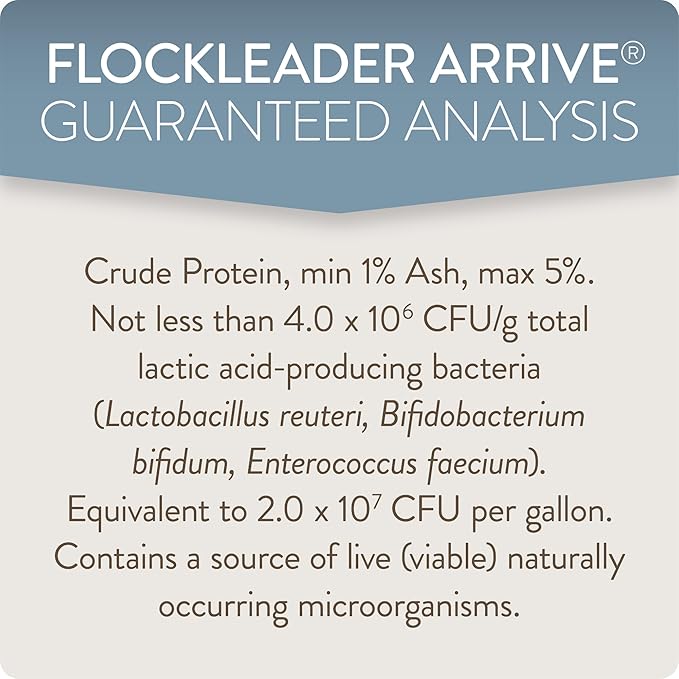 Arrive, Daily Probiotic & Prebiotic Poultry Supplement for Young Chickens 0-8 Weeks Old, 8 oz