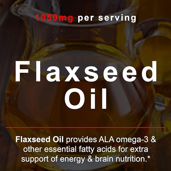 Smarter Brain Support Nootropic Supplement, Brain Booster & Memory Support, Made with Alpha-GPC, L-Tyrosine & Acetyl L-Carnitine ALCAR, Flaxseed Oil, ALA DHA Brain Booster 60 Softgel Energy Pills