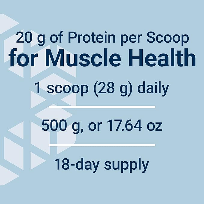 Life Extension Wellness Code Whey Protein Concentrate 20g Muscle Growth & Immune Health - Sourced From Grass-Fed, Free-Range, Hormone-Free Cows, Non-GMO, No Added Sugar, Vanilla- 500g