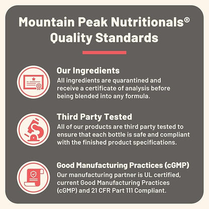 Mountain Peak Nutritionals Aller G Plus Formula - Daily Respiratory Support Supplement - Promotes Healthy Seasonal Immune Function - Hypoallergenic Dietary Supplement (90 Vegetarian Capsules)