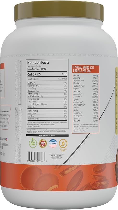 ISO, Low Carb 100% Whey Protein Isolate Powder, 25 Grams Per Serving, Helps Support Muscle Growth, Low Sugar and Gluten Free (Chocolate Peanut Butter, 2 lb)
