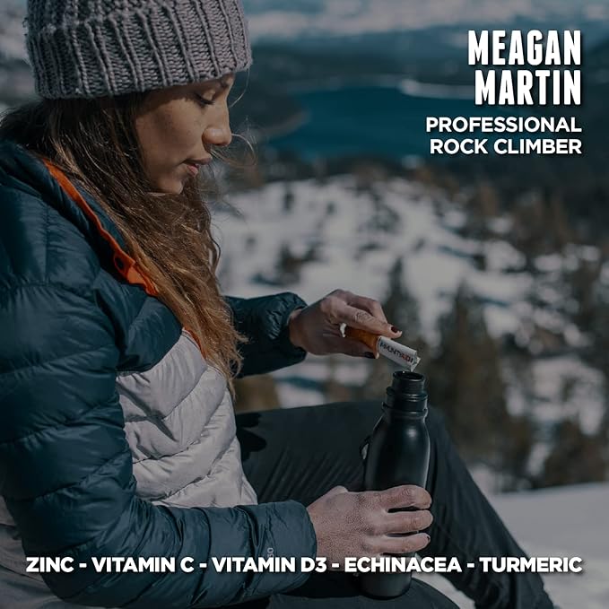 LIFEAID IMMUNITYAID GO! Zero Sugar Immunity + Hydration Packet, Vitamin C, Echinacea, Zinc, Astragalus Root, Keto-friendly, Vegan & Gluten-Free, 5 calories, Naturally Sweetened, No Caffeine, 14 Pack