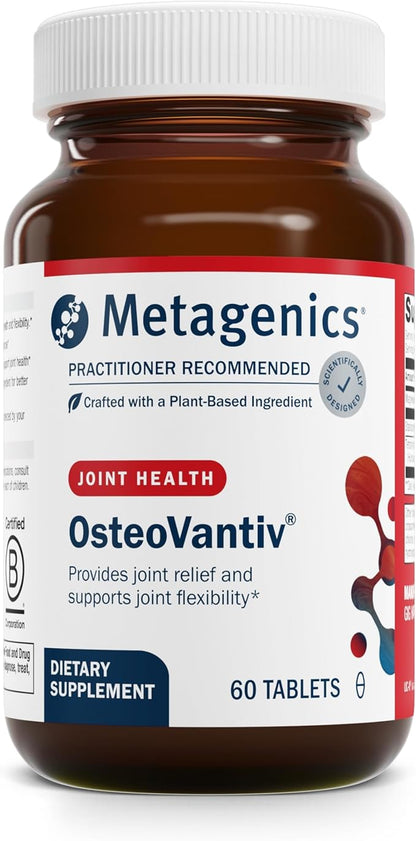 Metagenics OsteoVantiv Joint Support Supplement Helps Provide Joint Relief and Support Joint Felxibility - 60 Tablets