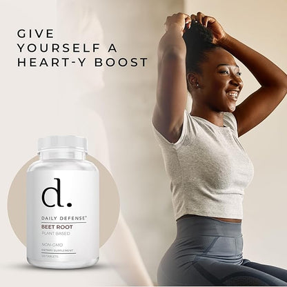 Beet Root Supplements - Overall Vitality & Energy Supplements for Women & Men with Black Pepper Powder & Beet Root Powder - 120 All Natural Beet Root Pills per Bottle