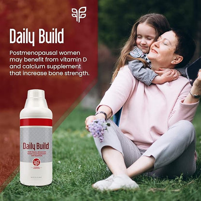 PURE Daily Build Liquid Multivitamin & Mineral/Herbal Dietary Supplement with Superfruits - 1 Bottle of 32 Fl Oz (946ml)
