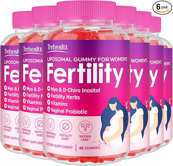 Fertility Supplements for Women, Prenatal Vitamins for Women with Myo-Inositol & D-Chiro Inositol, Folate, Herbs, for Hormonal Balance*, Fertility, 360 Prenatal Gummies (Raspberry)
