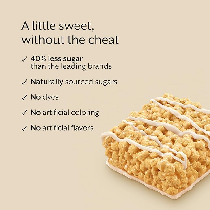 Promix Nutrition Vegan Protein Puff Bars | High Protein, Low Calorie Marshmallow Crispy Treat | Kosher, Soy Free - French Vanilla