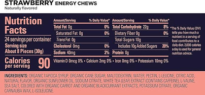 GU Energy Chews, Variety Pack Energy Gummies with Electrolytes, Vegan, Gluten-Free, Kosher, Caffeine/Caffeine-Free, and Dairy-Free On-The-Go Energy for Any Workout, 12 Bags (24 Servings Total)