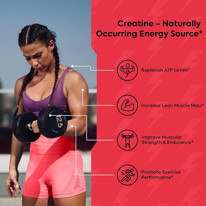 Creatine Monohydrate Powder, Micronized, 5g Per Serving, Unflavored & Highly Soluble, No Filler, Build Muscle & Enhance Performance for Men & Women, 45 Servings