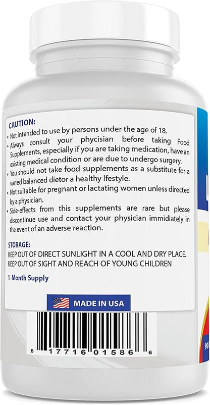 Best Naturals L-Citrulline Capsules - 1500mg/Serving - Non-GMO - Gluten Free - 90 Capsules (90 Count (Pack of 1))