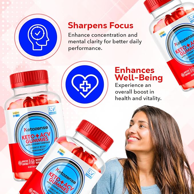 (3 Pack) Ketozense - KetozeneACV Gummies, Ketozense Gummies, KetozenseGummies, Ketozense ACV, Ketozense ACV 180 Gummies for 3 Months