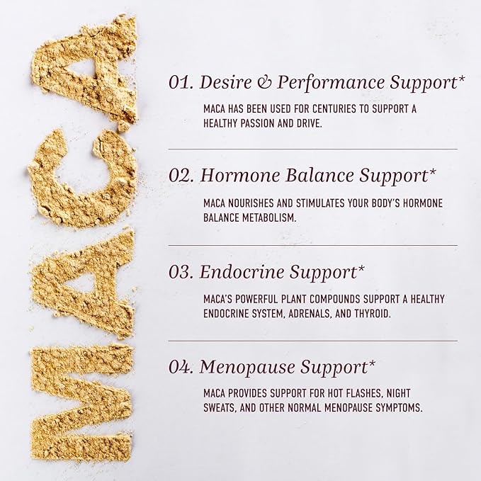 Maca Root Gummies with Natural Peach Flavor | Drive, Performance & Energy Support | Hormone Balance for Women and Men | Herbal Supplements 200MG Extra Strength | Vegetarian, Non-GMO | 60 Gummies