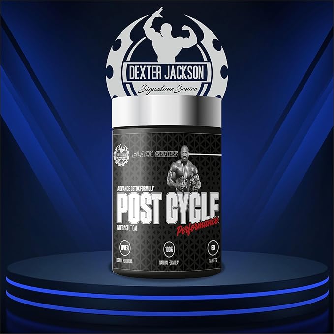 Dexter Jackson Black Series Post Cycle Performance | Advance Detox Formula| 60 Tablets, 30 Servings