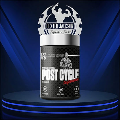 Dexter Jackson Black Series Post Cycle Performance | Advance Detox Formula| 60 Tablets, 30 Servings