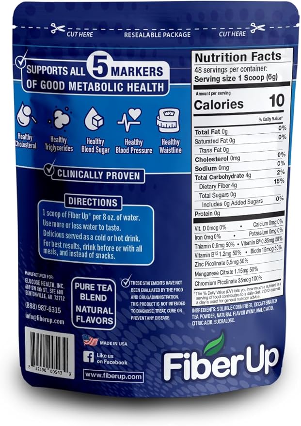 Delicious, Prebiotic Soluble Fiber Supplement, Very Berry Tea, 48 Servings.