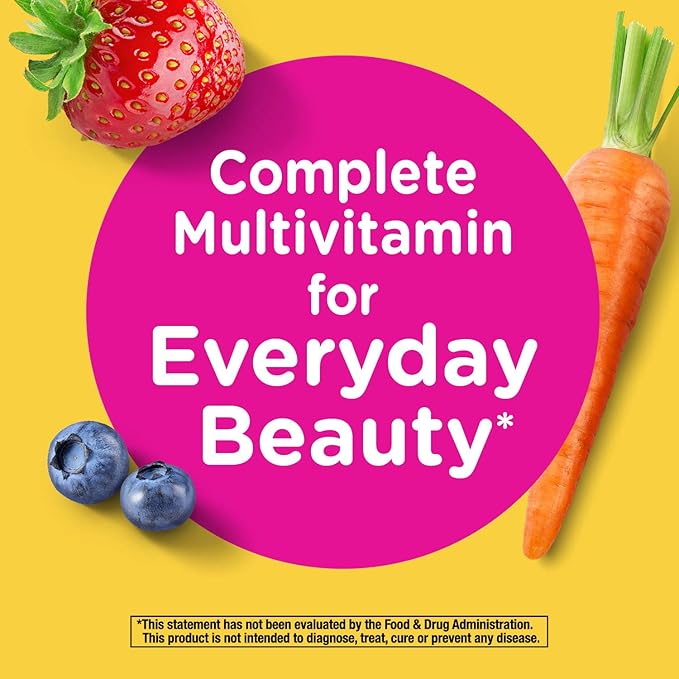 Nature's Way Alive! Hair, Skin & Nails Multivitamin with Biotin and Collagen, 60 Softgels