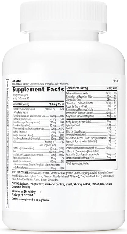 GNC Women's Active Multivitamin | Energy Production, Bone Health, and Overall Wellness | 180 Count