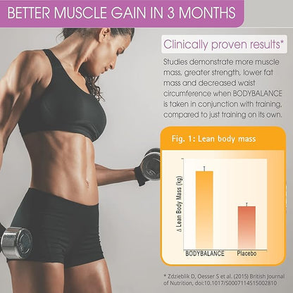 Muscle Boost (Mixed Berry) [30-Serves] | Collagen Supplement Powder with Hydrolyzed BODYBALANCE Collagen Peptides & Buffered Vitamin C | Improves Body Composition