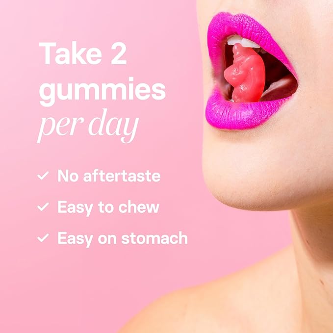 Gummies for Faster Hair Growth & Biotin Vitamins for Rapid Hair Growth for Women Gummies Hair Vitamins Supplements for Increased Hair Thickness Vegan Hair Growth Vitamins