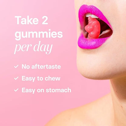 Gummies for Faster Hair Growth & Biotin Vitamins for Rapid Hair Growth for Women Gummies Hair Vitamins Supplements for Increased Hair Thickness Vegan Hair Growth Vitamins