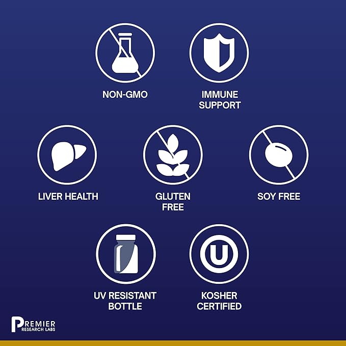 Premier Research Labs Reishi Immune Support Supplement- Reishi Mushroom Capsules, Organic Reishi Mushroom Extract for Women and Men, Contains Red Algae, Turmeric, Milk Thistle - 90 Pure Vegan Capsules