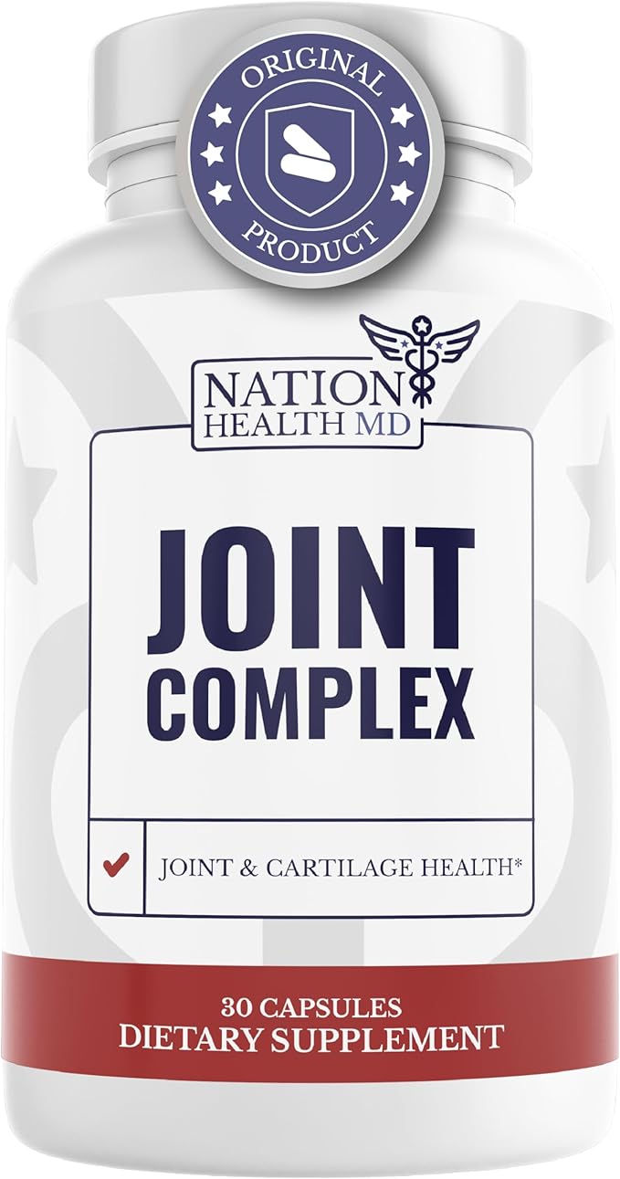 Joint Complex - Joint & Cartilage Health - Joint Support Supplement with Calcium, NEM Eggshell Membrane, Boswellia Serrata - Knee Supplements for Men & Women, 30 Capsules