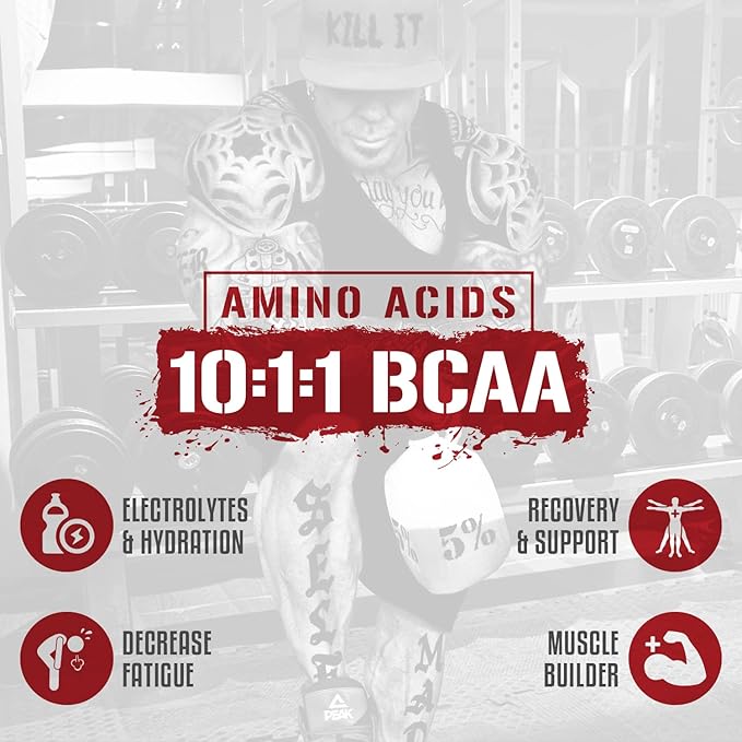5% Nutrition Rich Piana AllDayYouMay BCAA Powder | Premium Intra & Post Workout Amino Acids, Hydration, Endurance, Muscle Recovery, Joint & Liver Support | 15.3 oz, 30 Servings (Mango Pineapple)