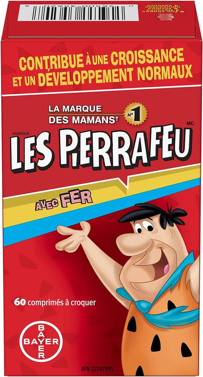 Flintstones Plus Iron Multivitamins, 60 Chewable Tablets