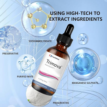 Trimova Drops, Liquid Drops, Natural Vitamin Supplement for Men & Women, Natural Formula,Trimova Boosting Drops (1pc)